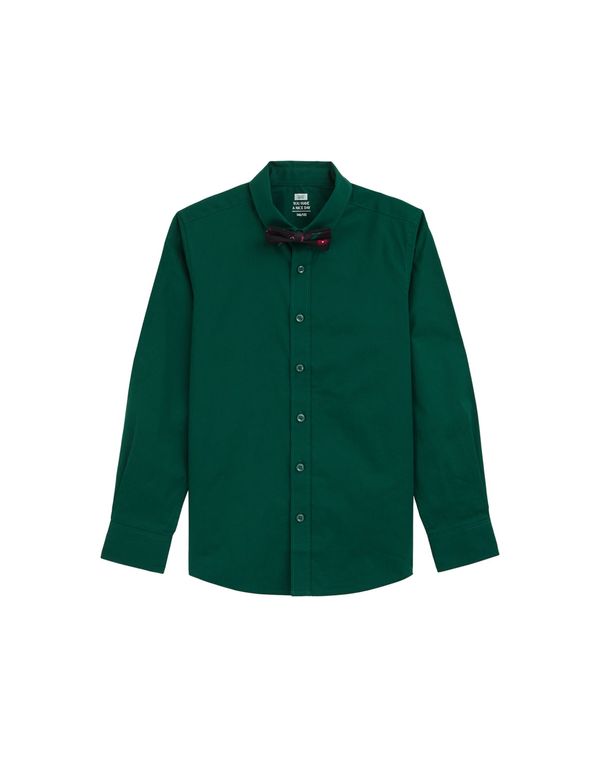 WE Fashion WE Fashion Košulja  tamno zelena / karmin crvena / crna / bijela