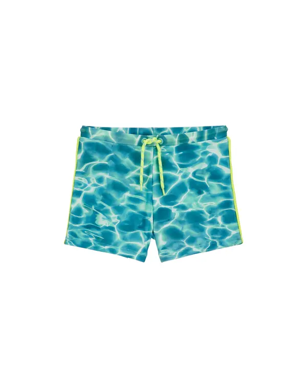 WE Fashion WE Fashion Kupaće gaće  svijetloplava / neonsko zelena