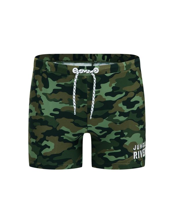 WE Fashion WE Fashion Kupaće hlače  kaki / kivi zelena / kraljevski zelena