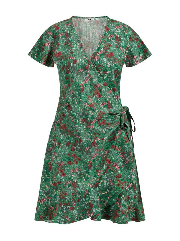 WE Fashion WE Fashion Ljetna haljina  zelena / roza / crvena