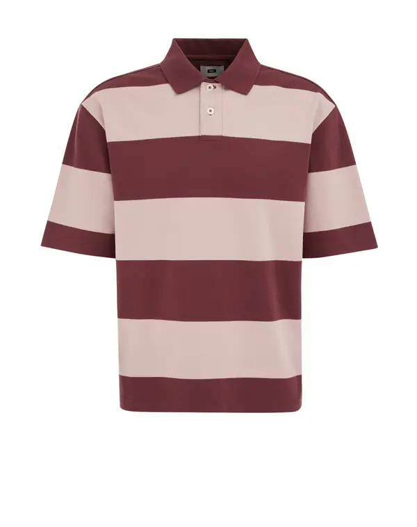 WE Fashion WE Fashion Majica  bordo / svijetlocrvena