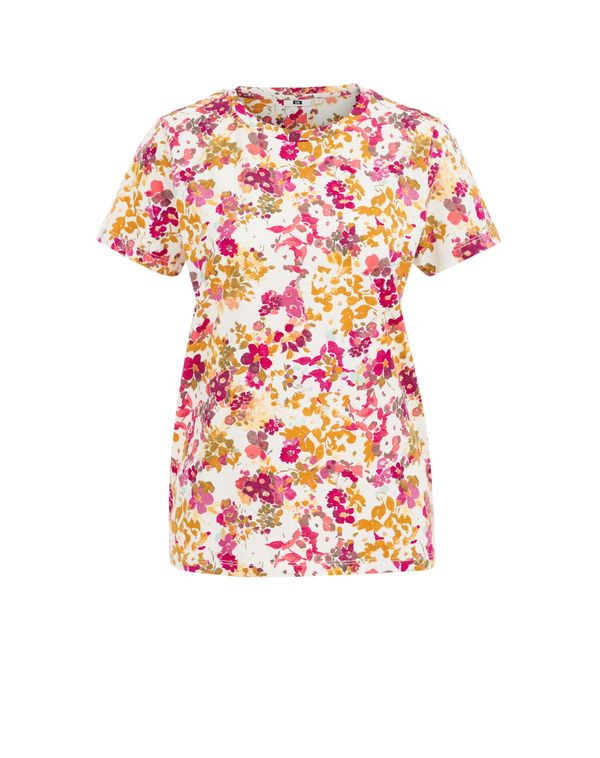 WE Fashion WE Fashion Majica  konjak / ružičasto crvena / tamno roza / bijela