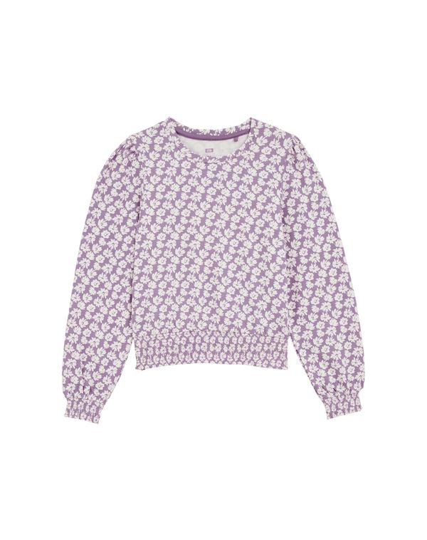 WE Fashion WE Fashion Majica  ljubičasta / bijela