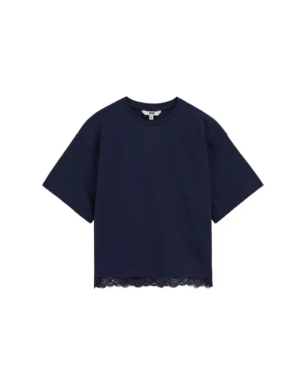 WE Fashion WE Fashion Majica 'Meisjes'  tamno plava