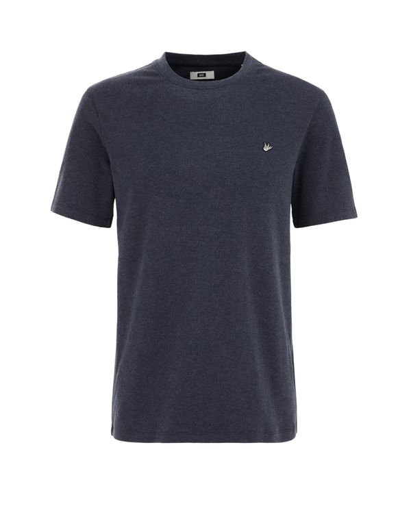 WE Fashion WE Fashion Majica  morsko plava / bijela