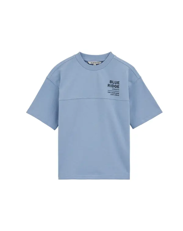 WE Fashion WE Fashion Majica  pastelno plava / crna
