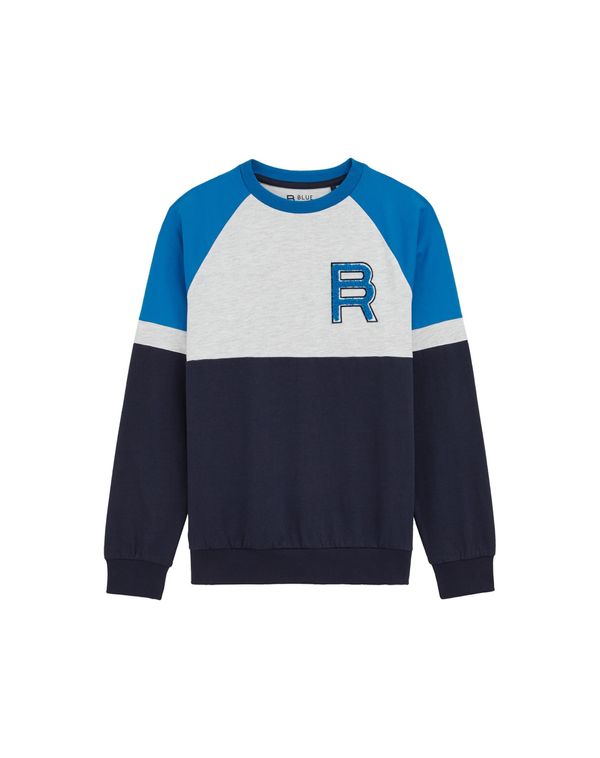 WE Fashion WE Fashion Majica  plava / morsko plava / bijela