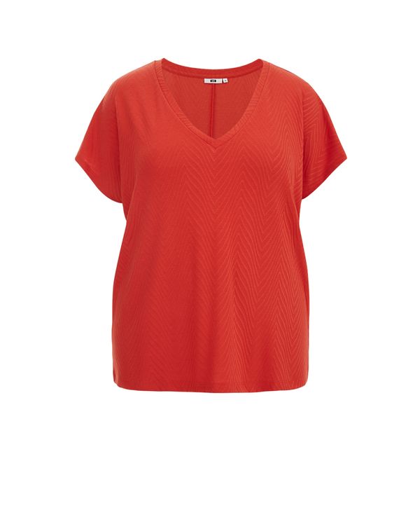 WE Fashion WE Fashion Majica  tamno narančasta