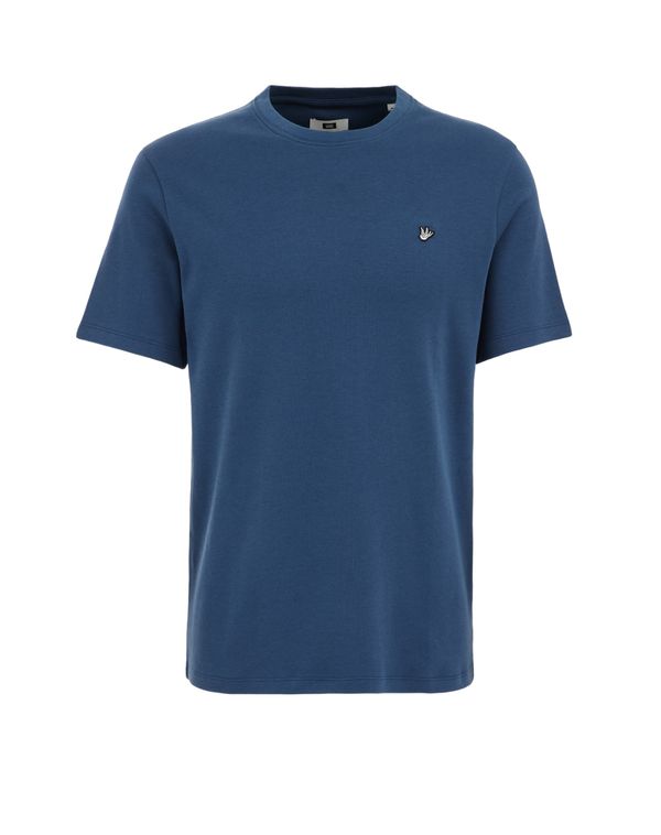 WE Fashion WE Fashion Majica  tamno plava / bijela