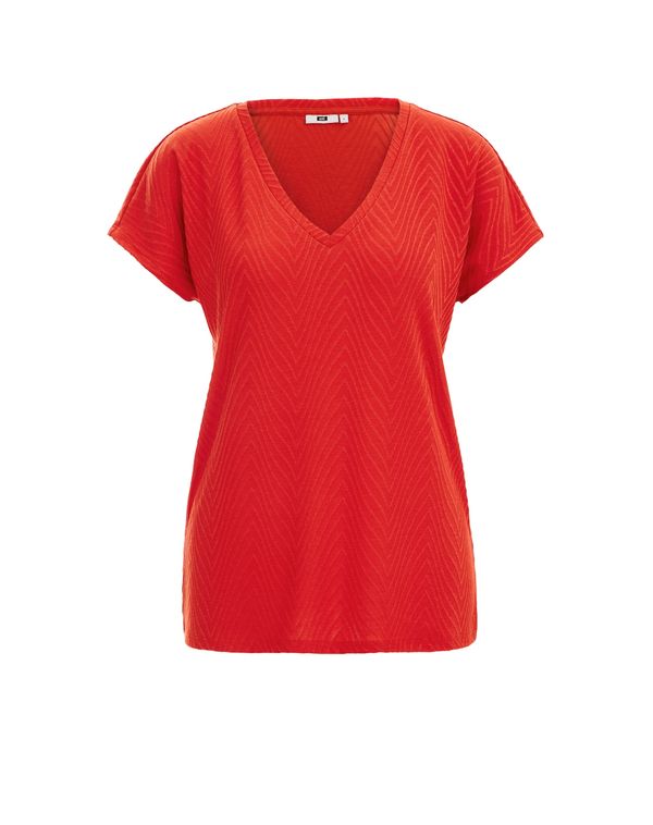 WE Fashion WE Fashion Majica  vatreno crvena