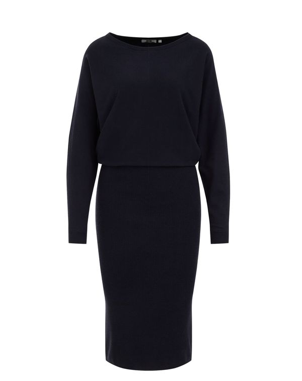 WE Fashion WE Fashion Pletena haljina  morsko plava