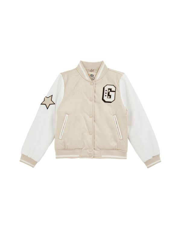 WE Fashion WE Fashion Prijelazna jakna  boja pijeska / crna / bijela