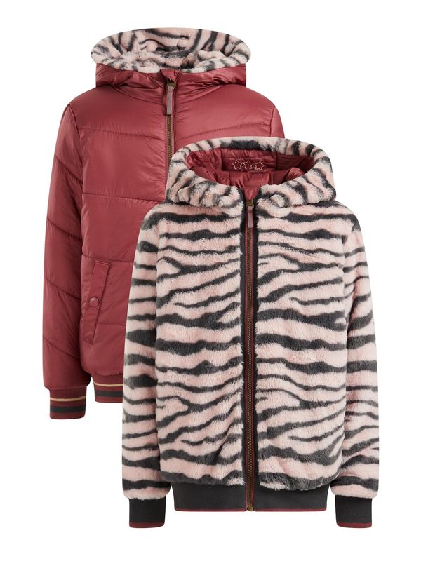 WE Fashion WE Fashion Prijelazna jakna  roza / ružičasta / crna