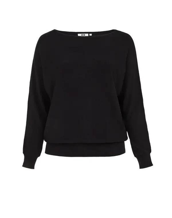 WE Fashion WE Fashion Pulover 'Curve'  crna