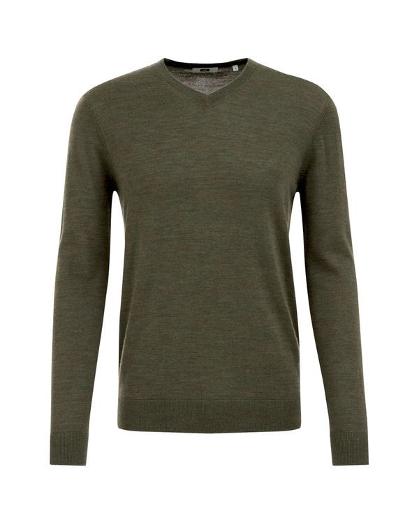 WE Fashion WE Fashion Pulover  tamno zelena