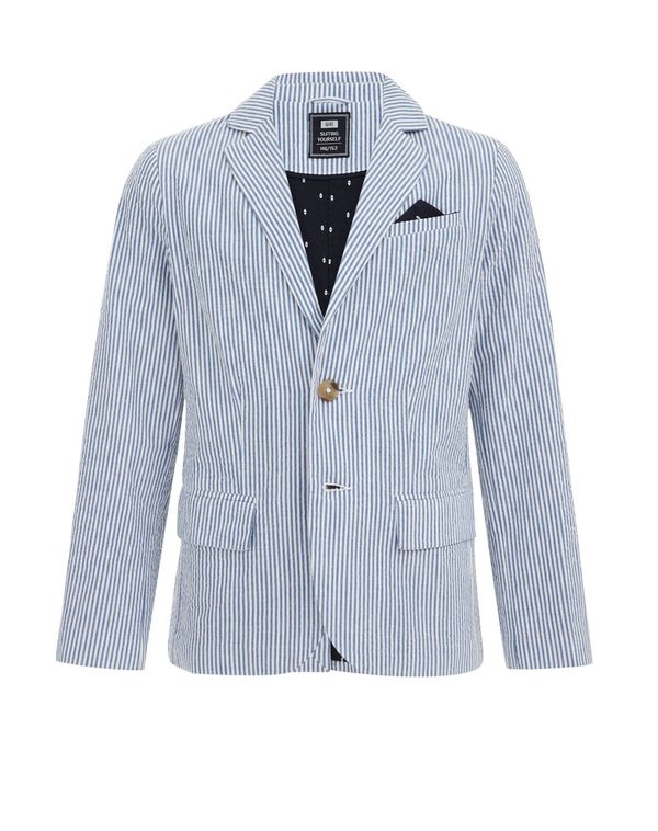 WE Fashion WE Fashion Sakoi  plava / bijela