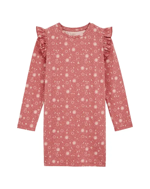 WE Fashion WE Fashion Spavaćica košulja  bež / pastelno narančasta