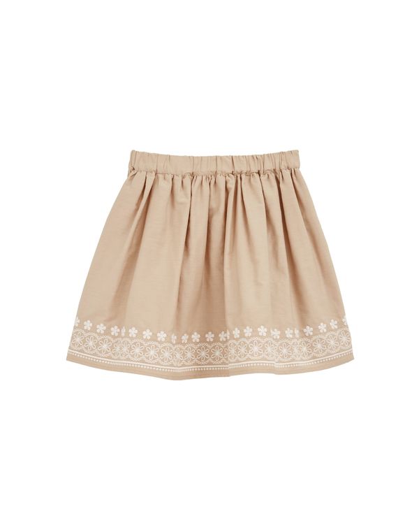 WE Fashion WE Fashion Suknja  bež / bijela