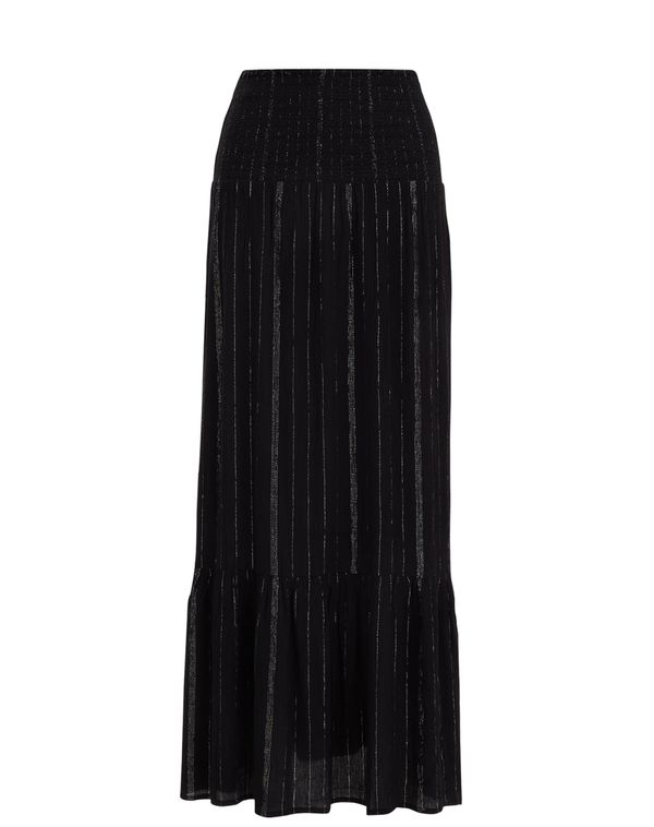 WE Fashion WE Fashion Suknja  crna / srebro