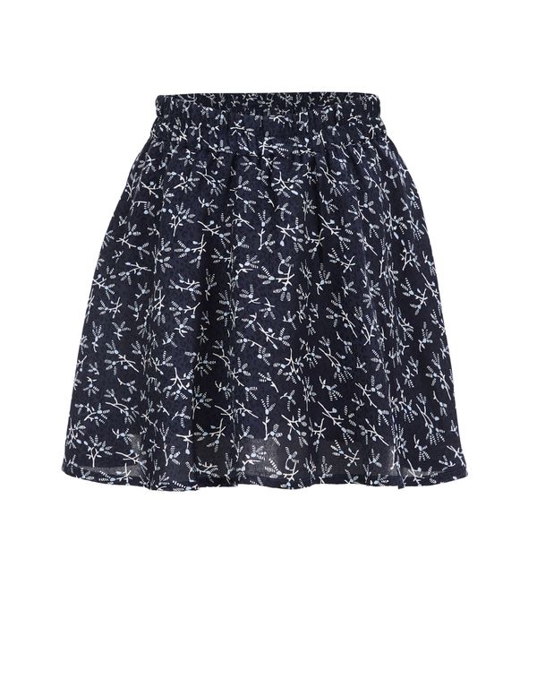 WE Fashion WE Fashion Suknja  morsko plava / svijetloplava / prljavo bijela