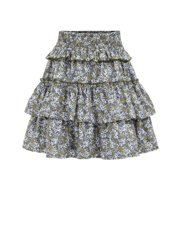 WE Fashion WE Fashion Suknja  tamno zelena / bijela