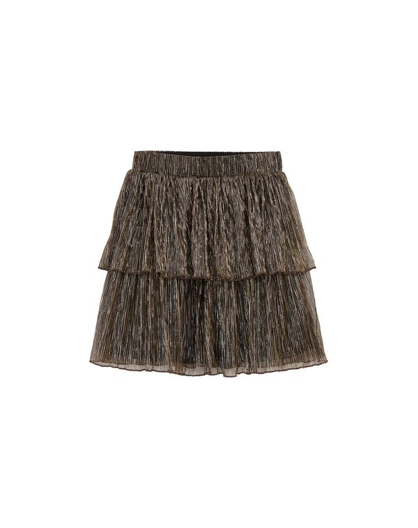 WE Fashion WE Fashion Suknja  zlatna / crna