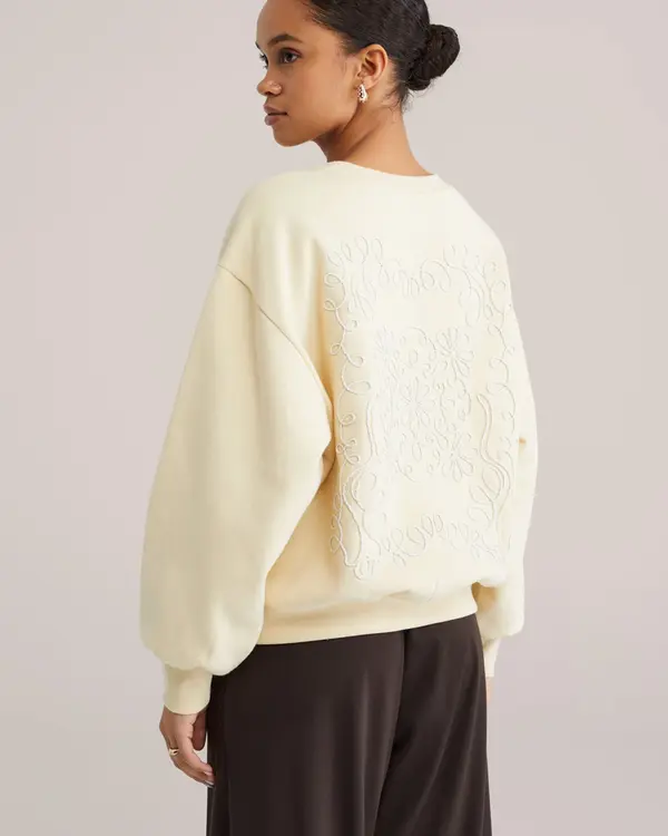 WE Fashion WE Fashion Sweater majica  ecru/prljavo bijela / bijela