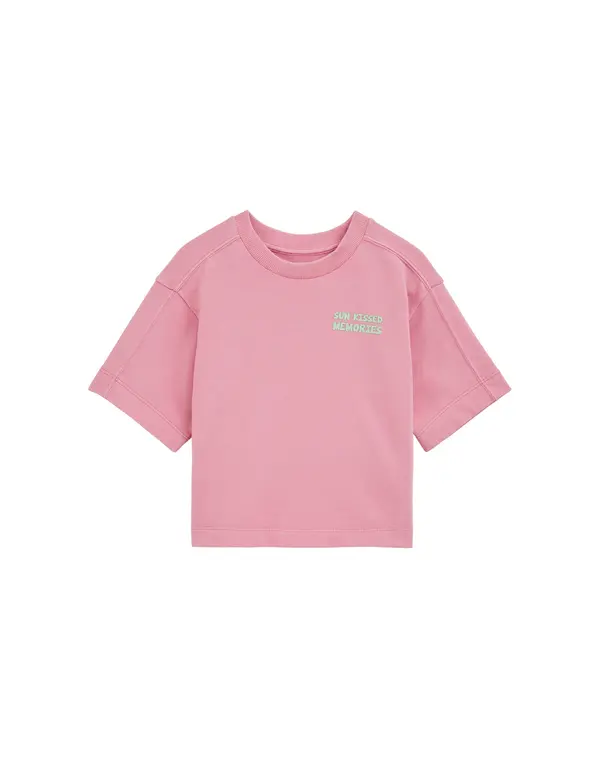 WE Fashion WE Fashion Sweater majica  menta / ružičasto crvena