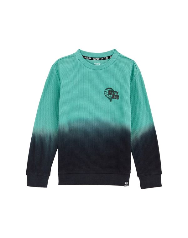 WE Fashion WE Fashion Sweater majica  tirkiz / crna