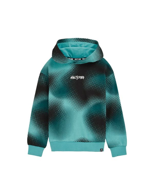 WE Fashion WE Fashion Sweater majica  tirkiz / smaragdno zelena / crna / bijela