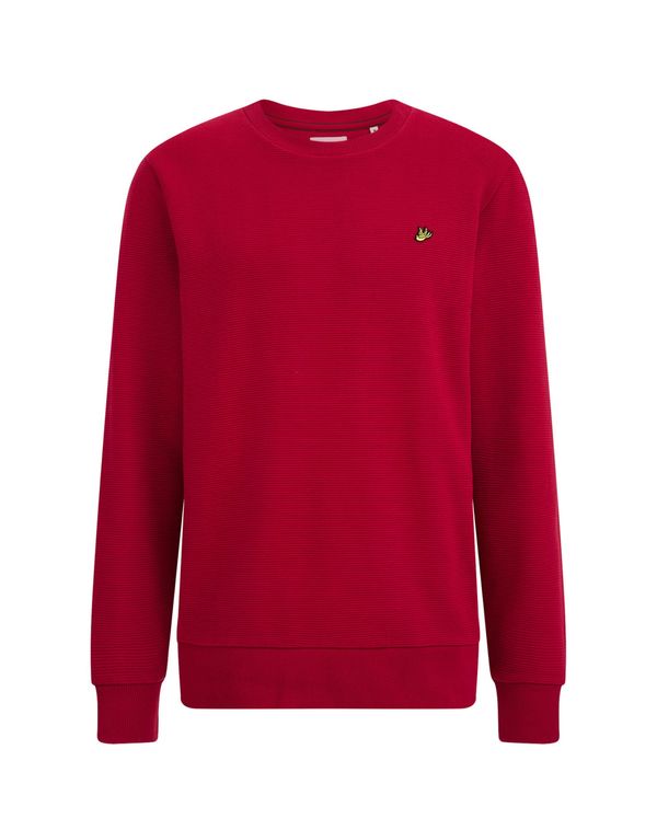 WE Fashion WE Fashion Sweater majica  žuta / tamno crvena / crna