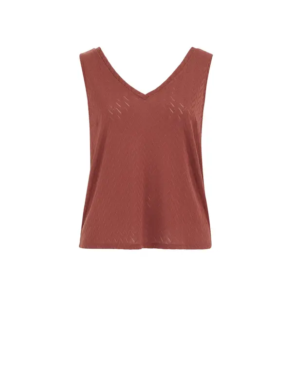WE Fashion WE Fashion Top  hrđavo crvena
