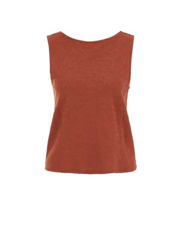 WE Fashion WE Fashion Top  hrđavo smeđa