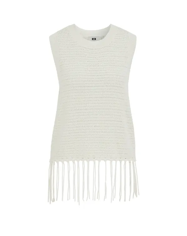WE Fashion WE Fashion Top s naramenicama  boja slonovače