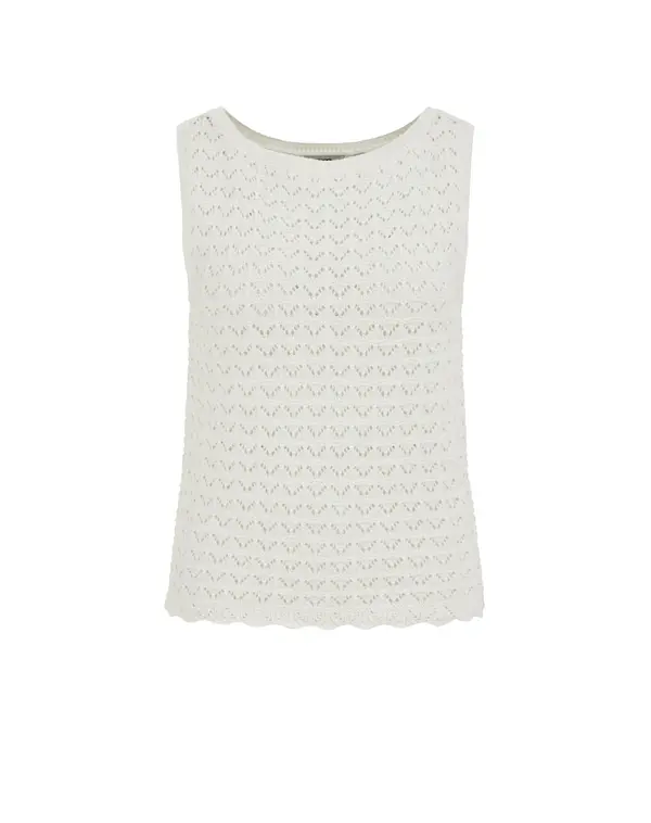 WE Fashion WE Fashion Top s naramenicama  boja slonovače