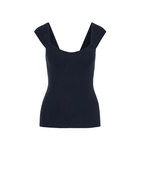 WE Fashion WE Fashion Top  tamno plava