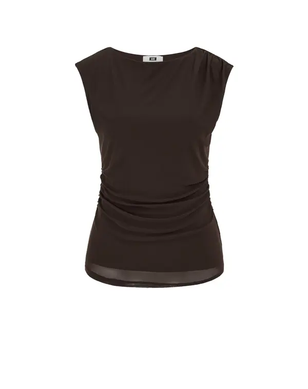 WE Fashion WE Fashion Top  tamno smeđa