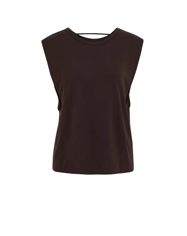 WE Fashion WE Fashion Top  tamno smeđa