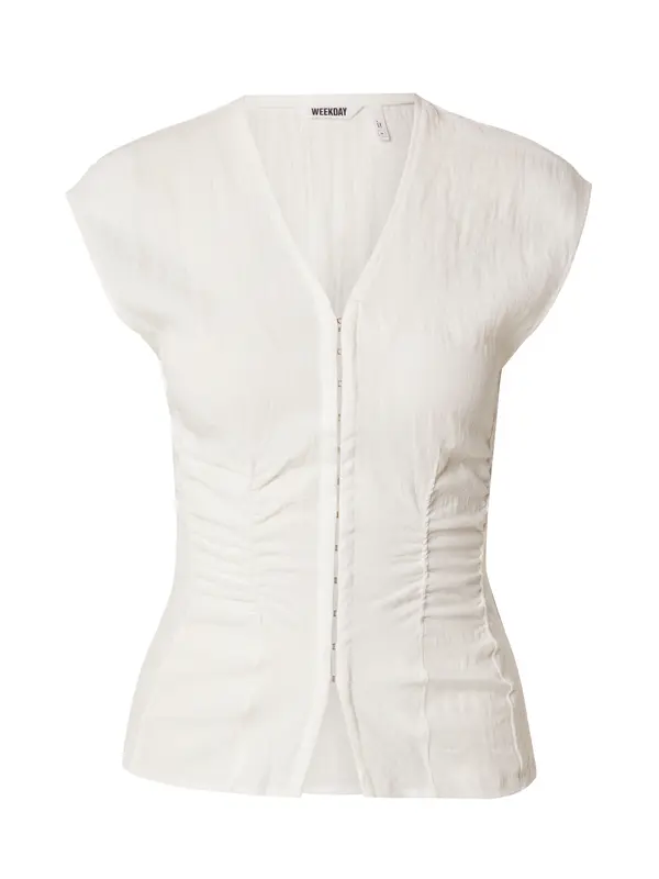 WEEKDAY WEEKDAY Bluza 'Alec'  bijela