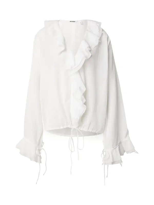 WEEKDAY WEEKDAY Bluza 'Dea'  bijela