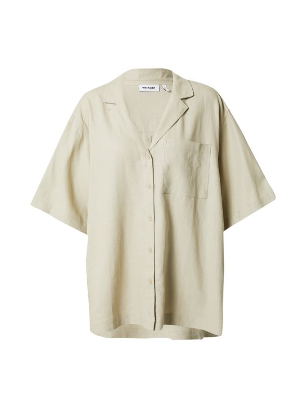 WEEKDAY WEEKDAY Bluza 'Eva'  maslinasta