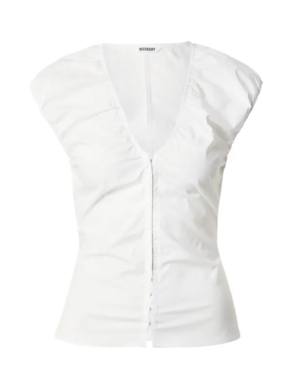 WEEKDAY WEEKDAY Bluza 'Lise'  bijela