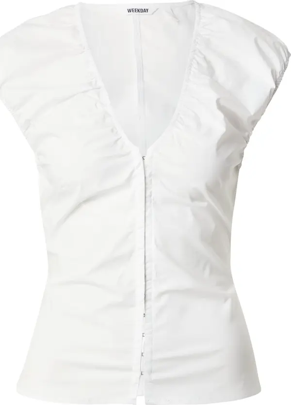 WEEKDAY WEEKDAY Bluza 'Lise'  bijela