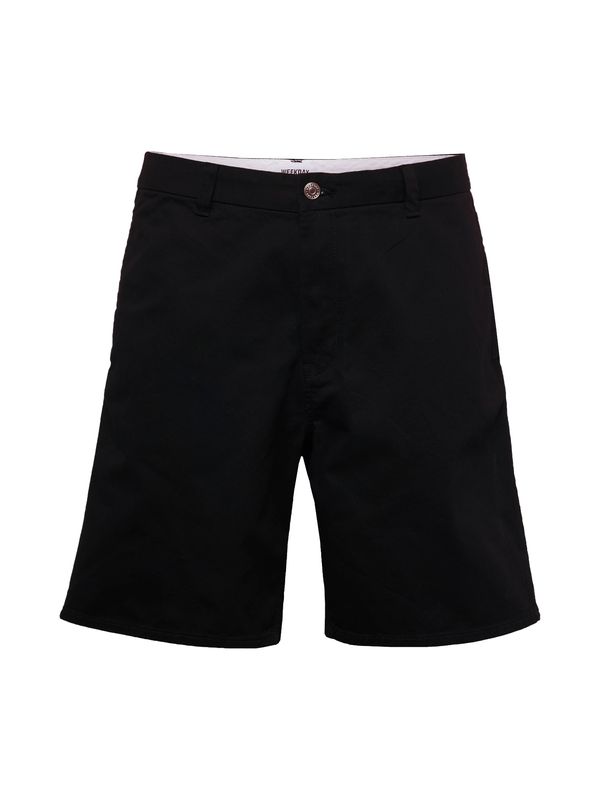 WEEKDAY WEEKDAY Chino hlače 'Joel'  crna