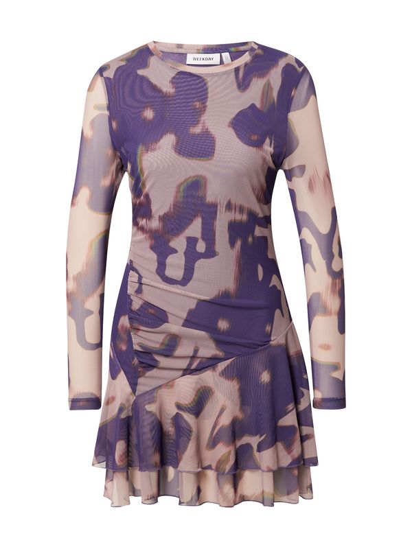 WEEKDAY WEEKDAY Haljina 'Valley'  tamno ljubičasta / prljavo roza