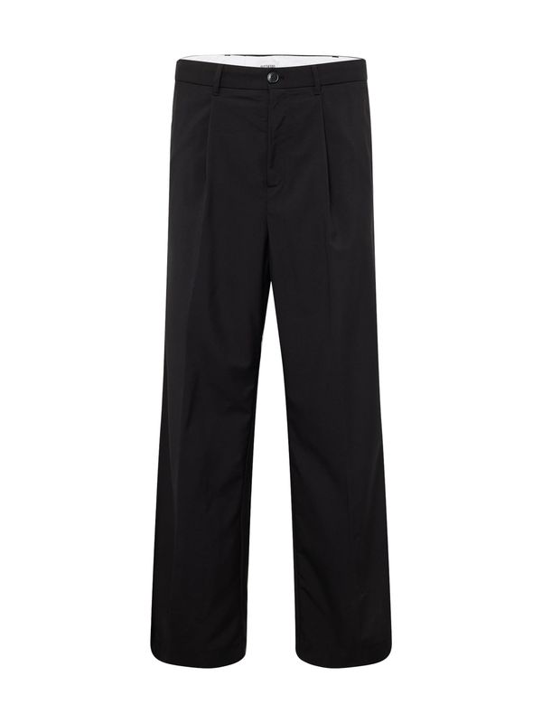 WEEKDAY WEEKDAY Hlače na crtu 'Uno'  crna