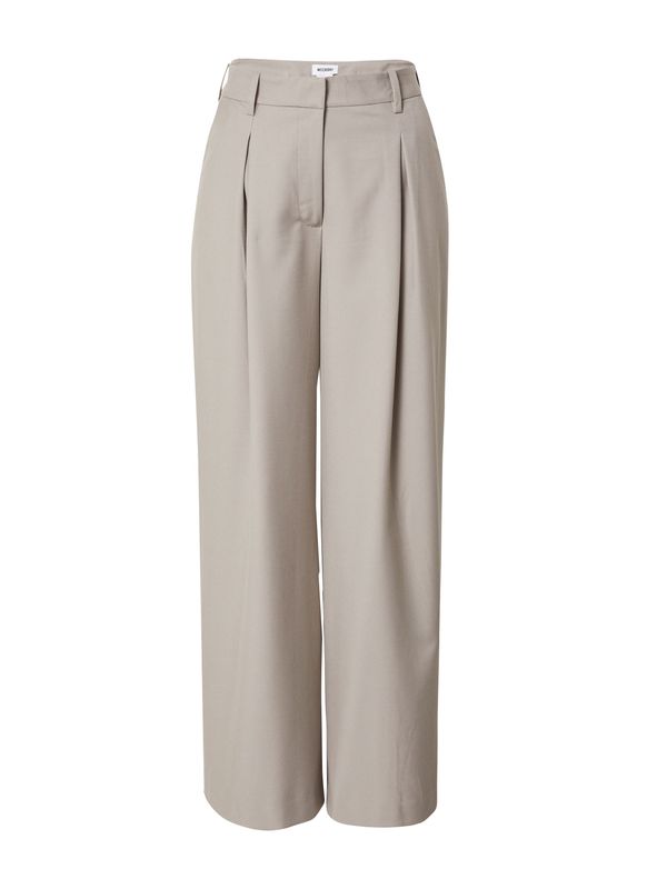 WEEKDAY WEEKDAY Hlače s naborima 'Indy'  siva