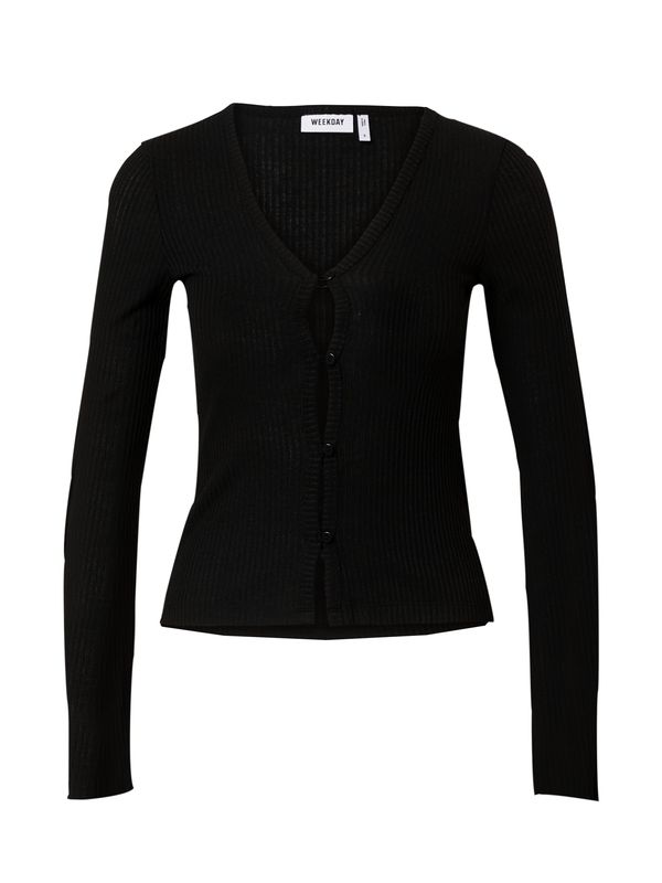 WEEKDAY WEEKDAY Kardigan 'Anais'  crna