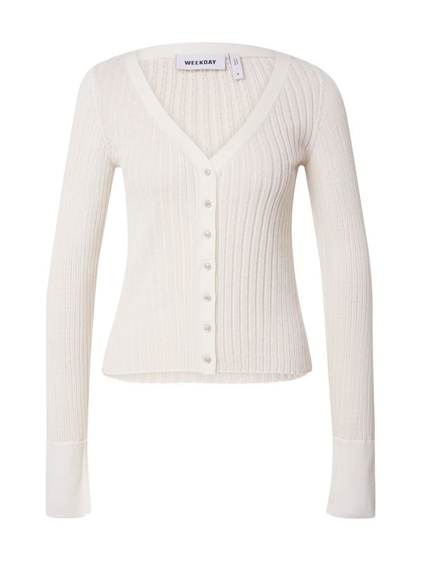 WEEKDAY WEEKDAY Kardigan 'Jada'  bijela