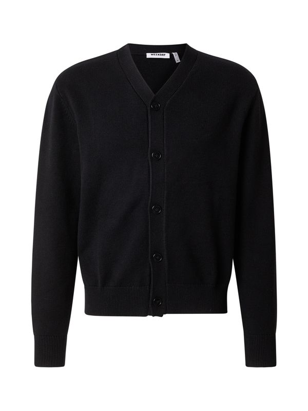 WEEKDAY WEEKDAY Kardigan 'Ronnie'  crna